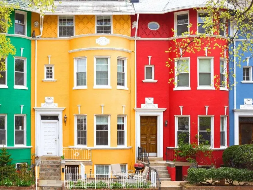 Rowhouses photo.