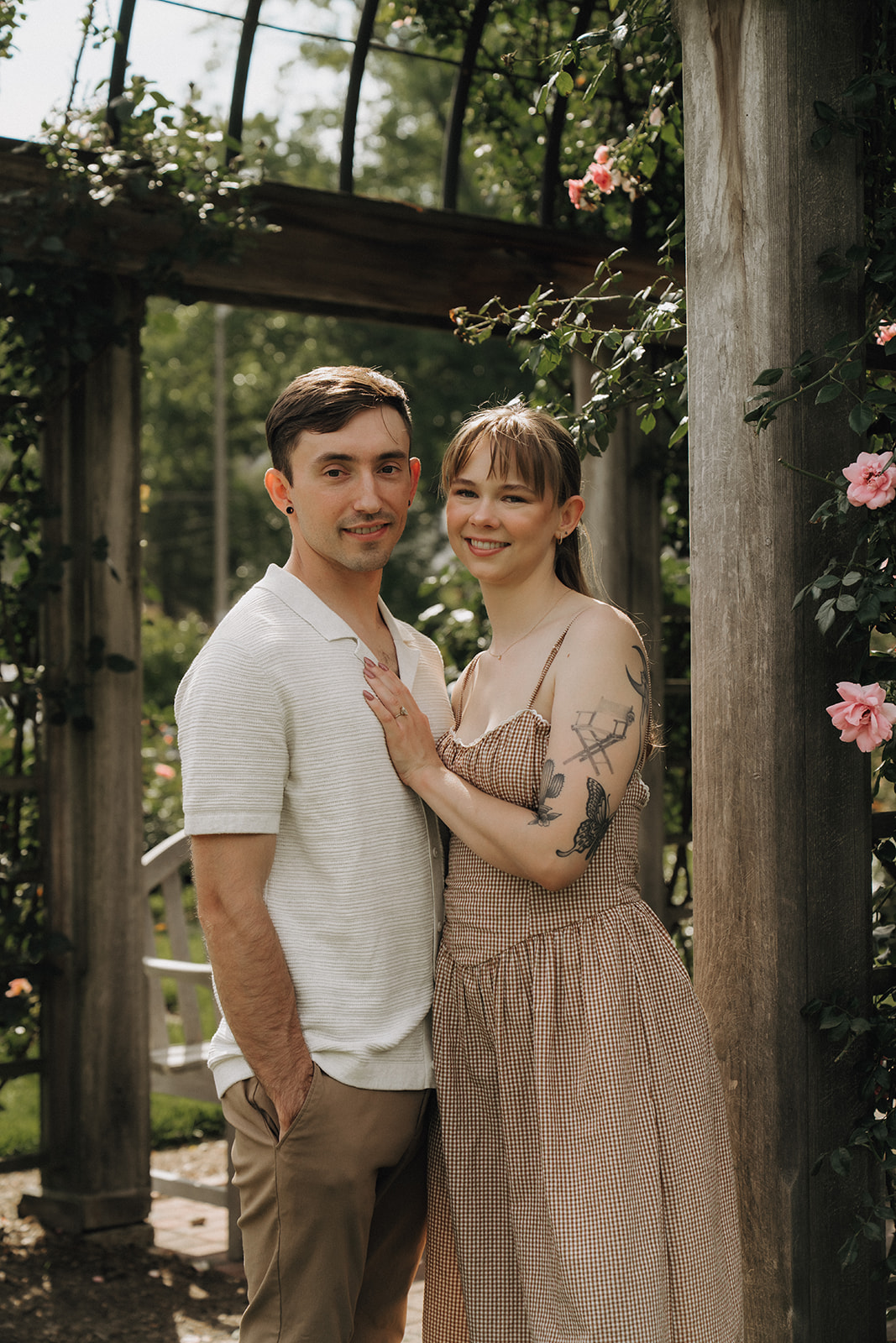 Sara and Andrew portrait.