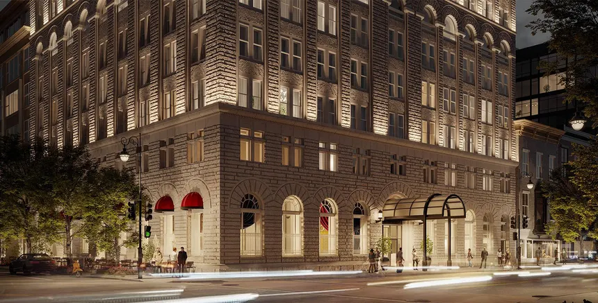 Hotel Riggs exterior.